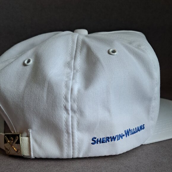 VINTAGE Sherwin-Williams Everclean Paint USED Hat Strapback, Promo, Golf, USA PM - Picture 3 of 14